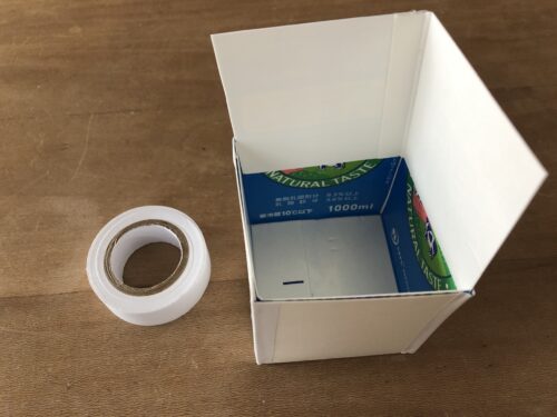 牛乳パックで作るボックス