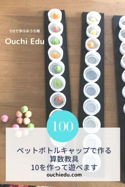 ペットボトルキャップで作る算数教具