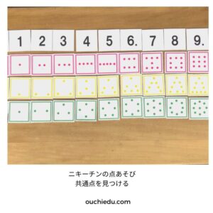 無料ダウンロード】ニキーチンの知育遊び 点あそびカードを手作りして 