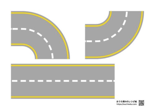 手作りミニカー道路
